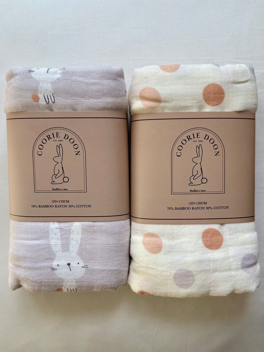 2-Pack - Premium Baby Swaddle Blanket