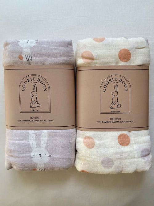 2-Pack - Premium Baby Swaddle Blanket